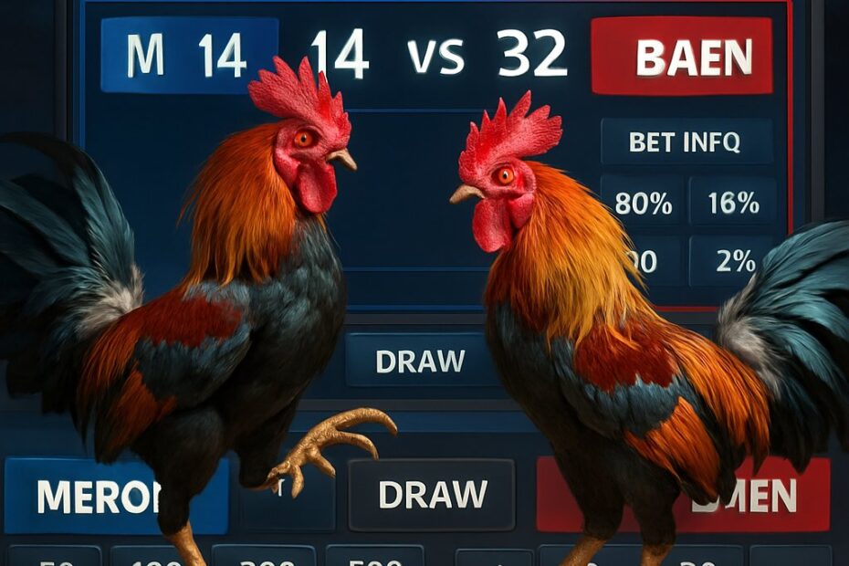 Ilustrasi Mengenal Format Laga Sabung Ayam Online di MBO128
